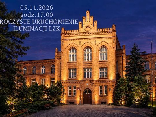 Liceum Ziemi Kujawskiej we Włocławku zyska nową iluminację. Uroczyste uruchomienie już 5 listopada