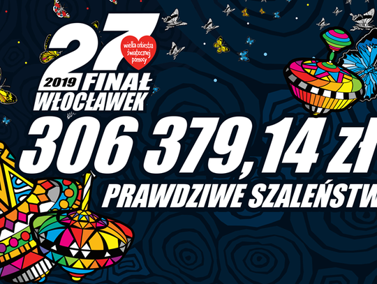 Licytacje zakończone. Wczoraj włocławski sztab podsumował 27. Finał Wielkiej Orkiestry Świątecznej Pomocy
