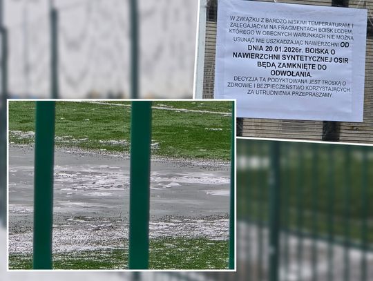 Boiska OSiR zamknięte do odwołania. Miasto nie planuje zakupu balonu Boiska OSiR zamknięte do odwołania. Miasto nie planuje zakupu balonu