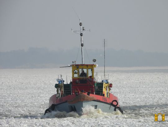 Lodołamacze dotarły dziś do Płocka
