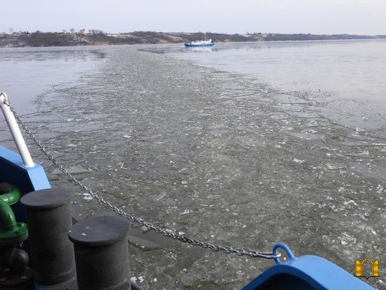 Lodołamacze kontynuują akcję na Środkowej Wiśle