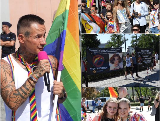 Marsz Równości we Włocławku. Na miejscu znany poseł i kontrmanifestacja