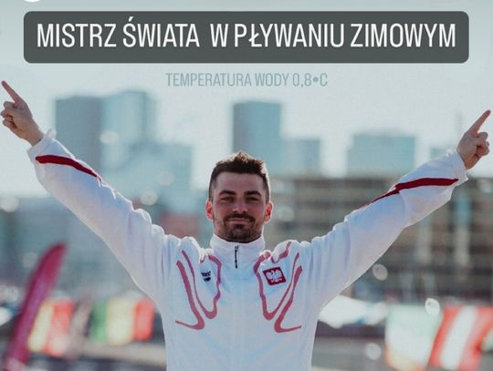 Mateusz Szymański z Włocławka Mistrzem Świata w Pływaniu Zimowym