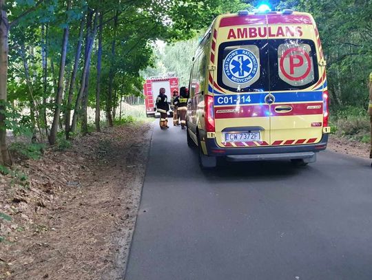 Miała 2 promile i wyprzedzała pojazd rowerem, trafiła do szpitala...