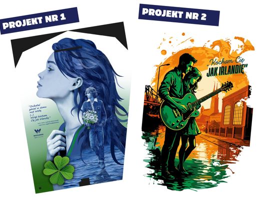 Mieszkańcy wybiorą projekt muralu upamiętniającego utwór "Kocham Cię jak Irlandię"