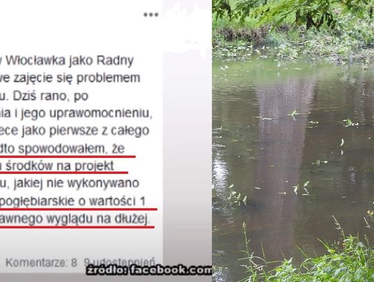 Milion złotych na regulację Zgłowiączki był fikcją? Wody Polskie nic o takiej inwestycji nie wiedzą...