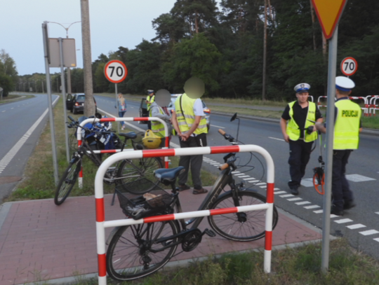  Motocyklista trafił do szpitala,  hamował przed przejściem dla pieszych