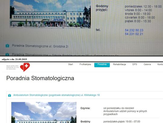 MZOZ po naszej interwencji wprowadza zmiany na stronie www. Potrzebne były zębowe katusze pani Krystyny...