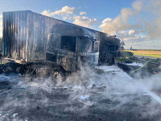 Na A1 zginął kierowca z firmy transportowej z Włocławka. Wciąż trwają ustalenia po tragicznym wypadku