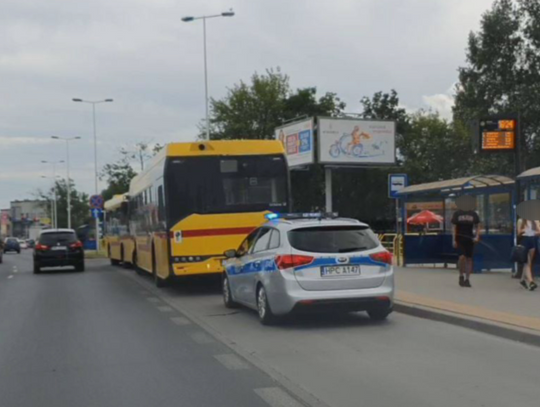 Na ulicy Okrzei doszło do kolizji dwóch autobusów MPK