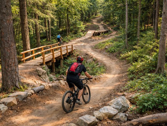 Na Zawiślu powstanie górska trasa rowerowa typu single track. Koszt to około 2,5 mln zł [wideo]