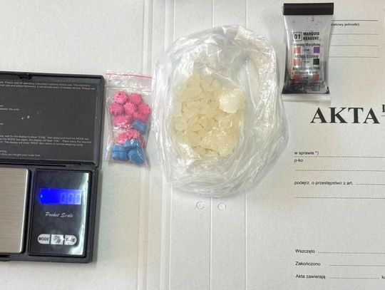 Nastolatek miał ponad 43 gramy substancji psychotropowych