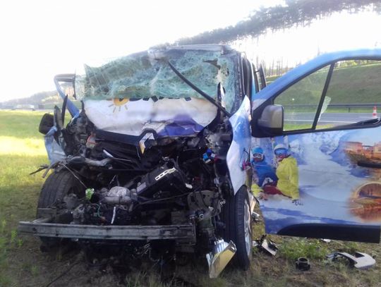 Niebezpieczne zdarzenie na autostradzie A1. 26-latek zasnął za kierownicą 