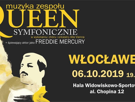 Niezwykły spektakl z kompozycjami zespołu Queen w październiku we Włocławku