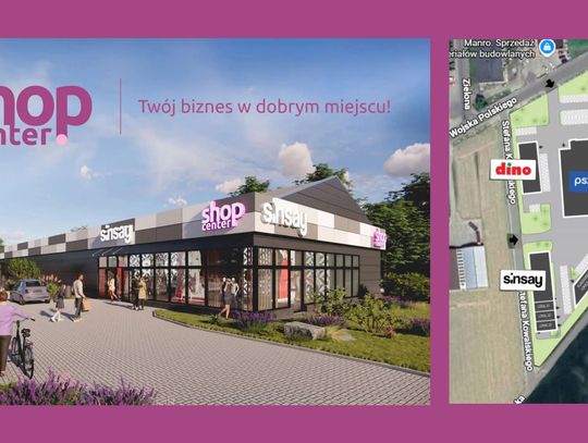 Nowe serce handlowe Kowala. Przy ul. Wojska Polskiego powstaje Shop Center. Znamy datę otwarcia