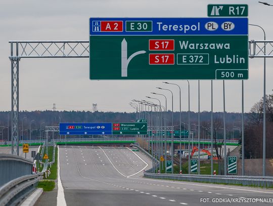 Nowe znaki drogowe na autostradach i drogach ekspresowych 