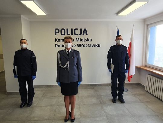Nowi funkcjonariusze zasilili szeregi Komendy Miejskiej Policji we Włocławku 