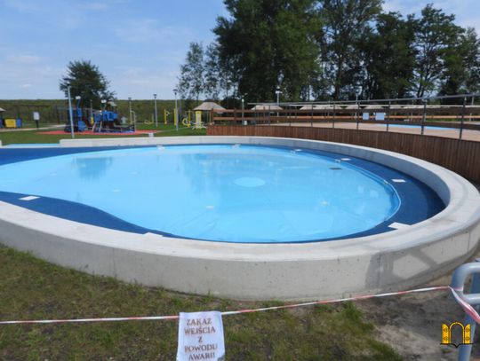 Oddany 10 lipca kompleks wodny przy ul. Płockiej do naprawy. Doszło do awarii, obiekt cześciowo zamknięty 