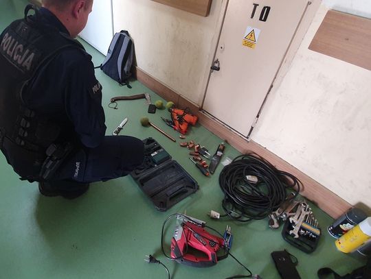 Okradali domki działkowe i piwnice. Troje nastolatków zatrzymanych 