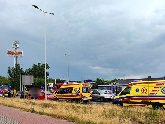 87-latek kierujący Daewoo doprowadził do kolizji na al. Chopina