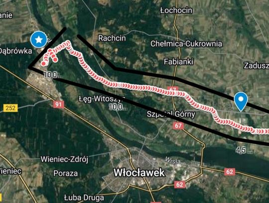 Orlen chce pobudować rurociąg z Płocka do Włocławka. Ma przebiegać dnem Wisły 