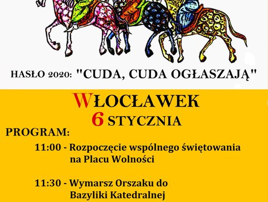 Orszak Trzech Króli przejdzie ulicami Włocławka już w najbliższy poniedziałek