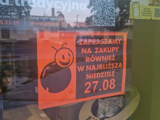 Ostatnia niedziela wakacji będzie niedzielą handlową
