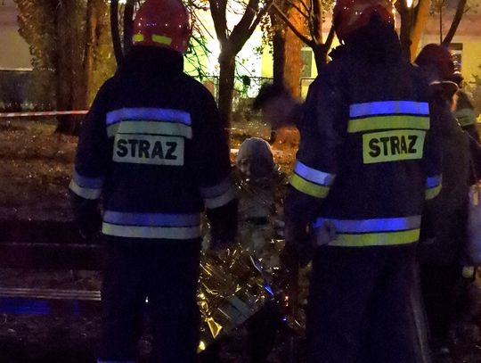 "Ostatnio już fekalia wylewała nam na głowę, taki był cyrk." Pożar w bloku przy ul. Chemików