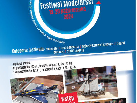 Padł rekord - blisko 800 modeli będzie można zobaczyć na VII Włocławskim Festiwalu Modelarskim