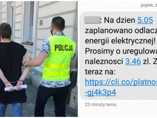 Pamiętacie oszustwo na sms z dopłatą za energię? Obywatel Ukrainy - jeden z członków szajki zatrzymany. Wysłali 84 tysiące sms-ów!