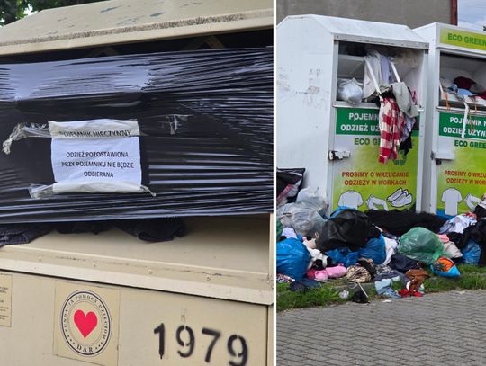PCK likwiduje swoje pojemniki na tekstylia. We Włocławku już widać skutki tej decyzji