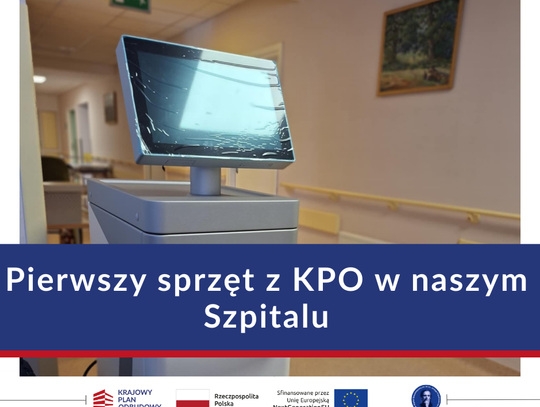 Pierwsze sprzęty medyczny dzięki KPO już w szpitalu. Kolejne przetargi w toku