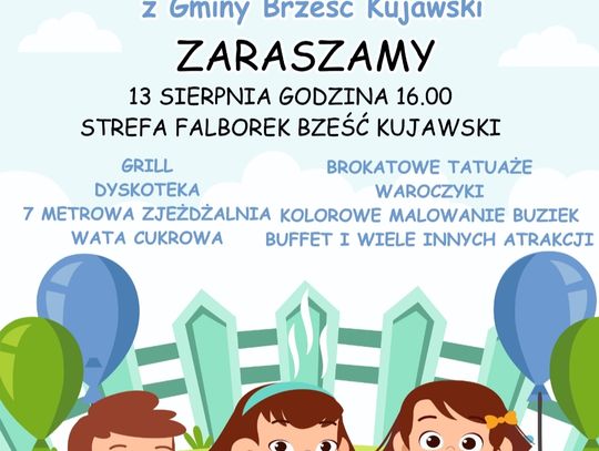 Piknik dla dzieci i osób niepełnosprawnych z Gminy Brześć Kujawski