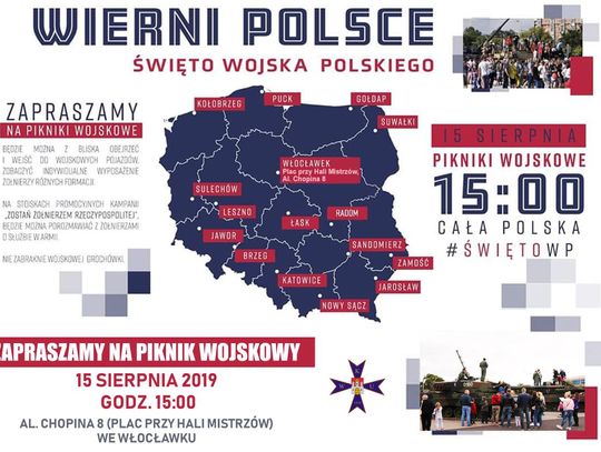 Piknik wojskowy 15 sierpnia pod Halą Mistrzów!