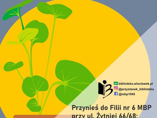 Plantcrossing w bibliotece. Chodzi o wymianę roślinek