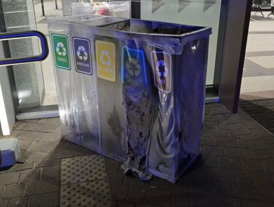 Podpalenie na dworcu. Sprawca w rękach policji