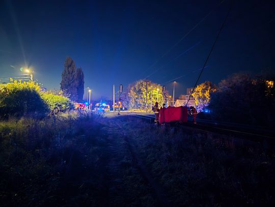 Policja szuka świadków śmiertelnego wypadku na przejeździe kolejowym przy ul. Wienieckiej