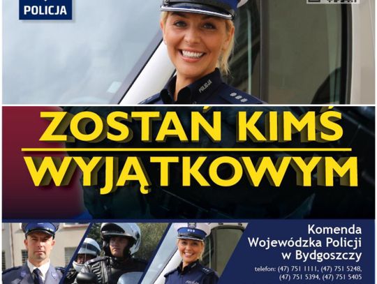  Policja zaprasza w swoje szeregi. Ogłoszono rekrutację do kujawsko-pomorskich jednostek