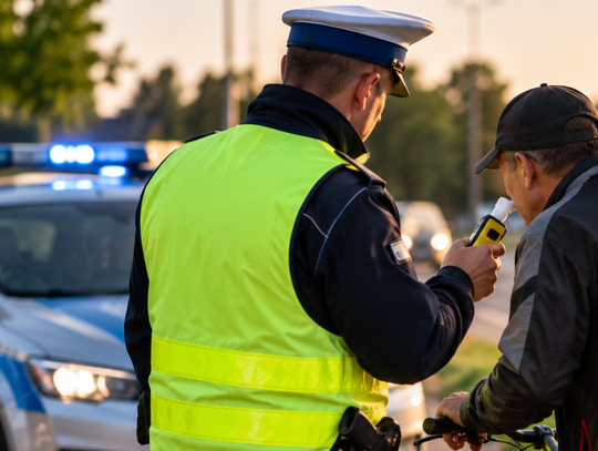 Policjanci zatrzymali trzech pijanych cyklistów. Rekordzista miał blisko 2 promile!