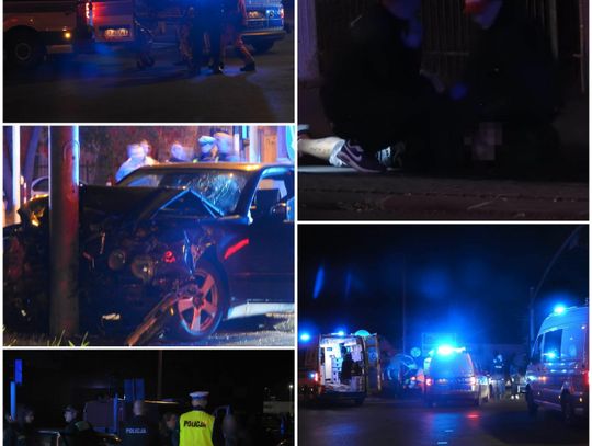 Policyjny pościg za mercedesem. Dwie osoby w szpitalu, kierowca aresztowany