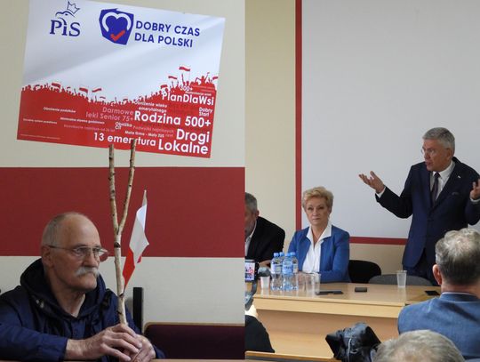 Poparcie na brzozowej gałązce, czyli spotkanie sympatyków z personami z PiSu