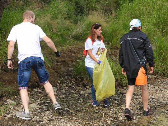 Posprzątali brzeg Wisły we Włocławku