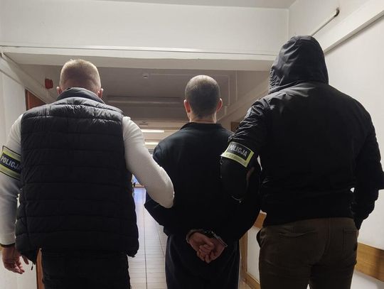 zatrzymany przez policję