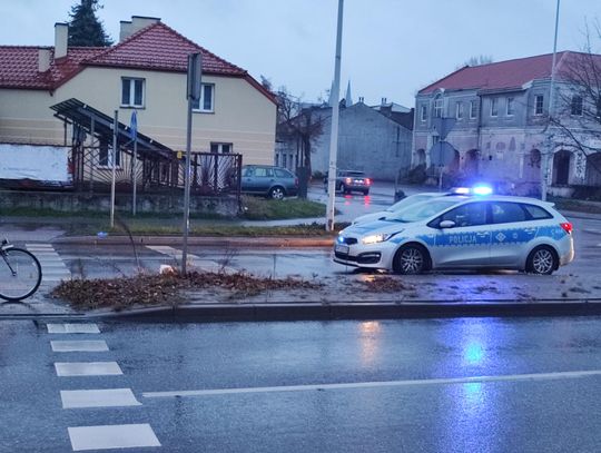 Potrącenie rowerzystki na ul. Okrzei: niewielkie utrudnienia w ruchu