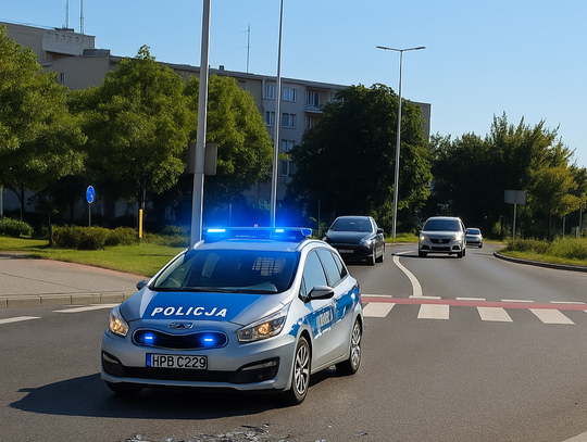 Potrącenie rowerzysty na Okrzei. Kierowca ukarany mandatem