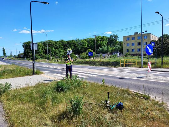 Potrącenie rowerzysty w pobliżu Kruszyna. Mężczyzna trafił do szpitala