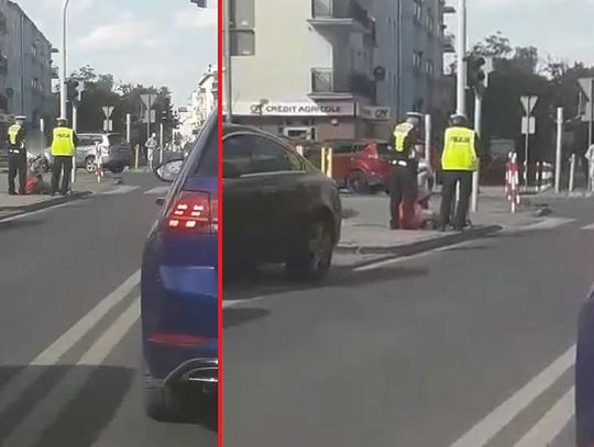 Potrącił kobietę przechodzącą przez przejście dla pieszych. Ofiara potrącenia trafiła do szpitala