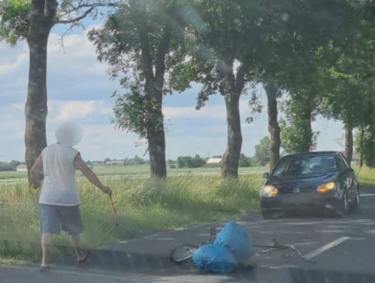 Potrącony w regionie rowerzysta trafił do włocławskiego szpitala