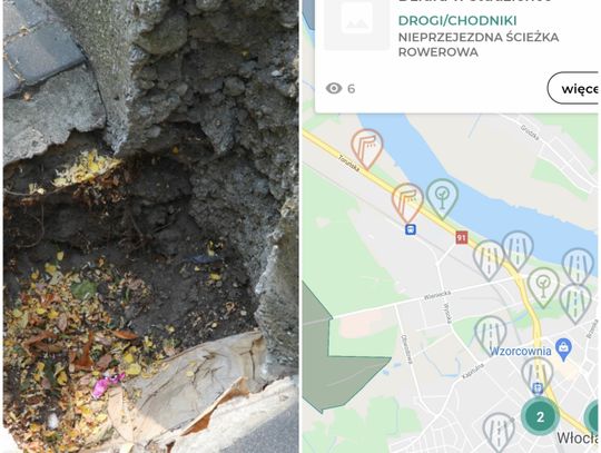Powalone drzewo, dziury, awarie oświetlenia czy niewłaściwe znaki drogowe. Mieszkańcy korzystają z nowej aplikacji