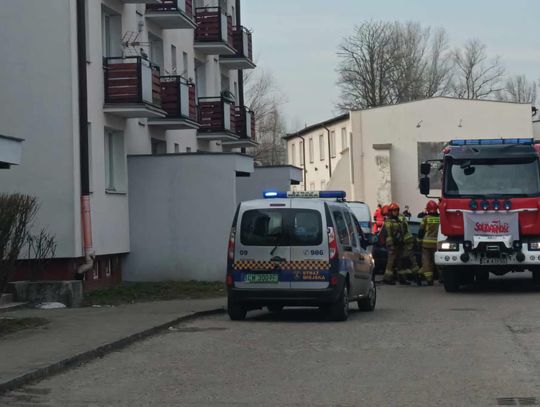 Pożar łazienki w budynku wielorodzinnym na ul. Wyszyńskiego – jedna osoba poszkodowana